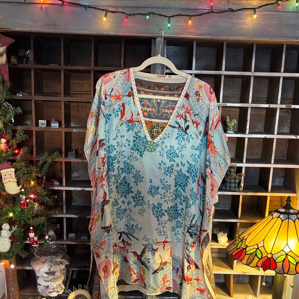 Johnny Was Multicolor Floral Tunic